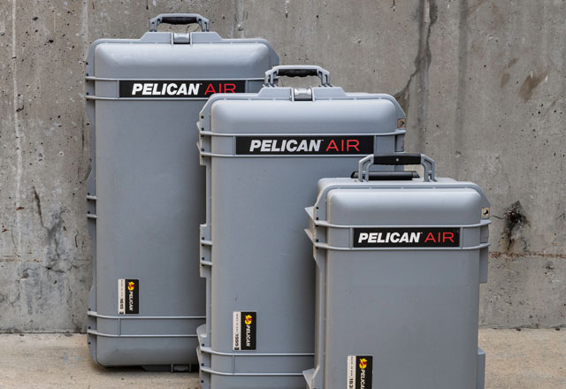 Pelican Air Grey Hard Cases