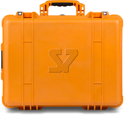 Orange Hardcase with South-Pak Icon